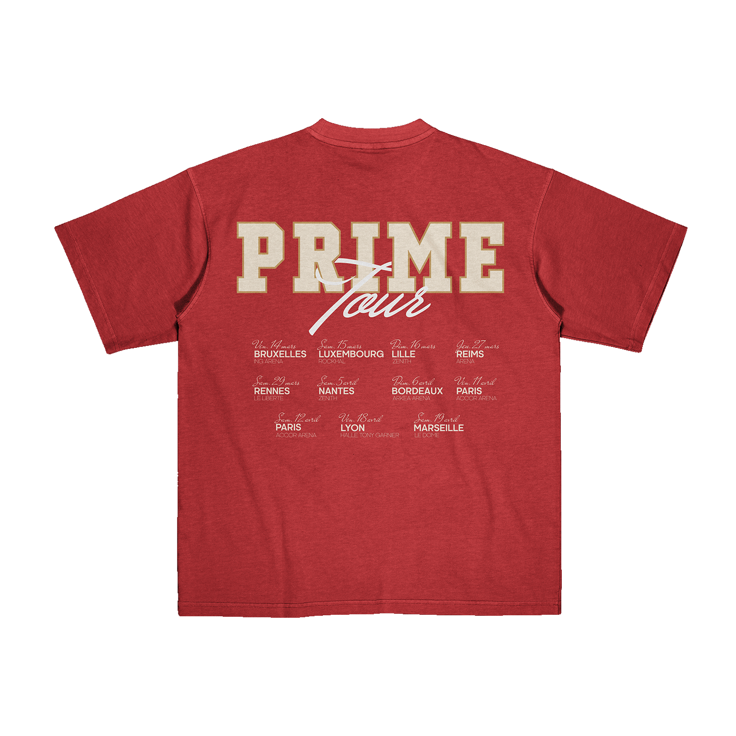 T-SHIRT PRIME TOUR